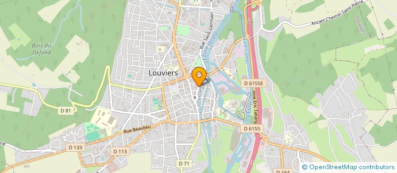 localisation de l'entreprise MADAME CAMILLE HOUSSAYE à LOUVIERS