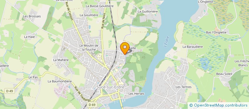 localisation de l'entreprise MADAME CAMILLE HOYOIS  SUCE-SUR-ERDRE