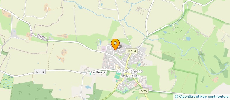 localisation de l'entreprise MADAME CAMILLE HUBERT  SAINT-CLEMENT-DE-LA-PLACE