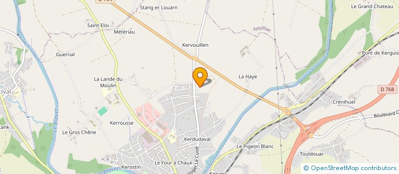 localisation de l'entreprise MADAME CAMILLE HUCHON à PONTIVY