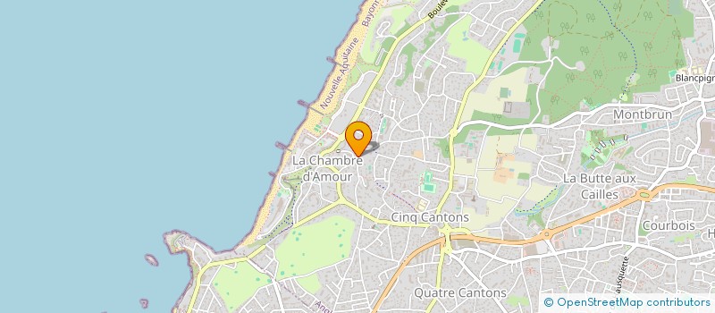 localisation de l'entreprise MADAME CAMILLE HUET à ANGLET