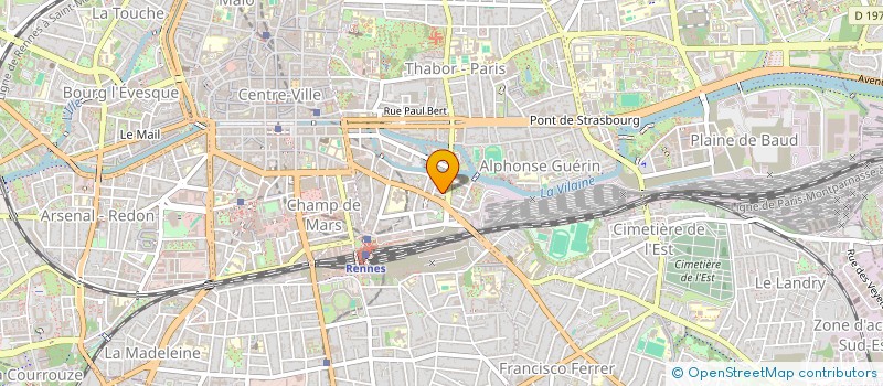 localisation de l'entreprise MADAME CAMILLE HULIN  RENNES