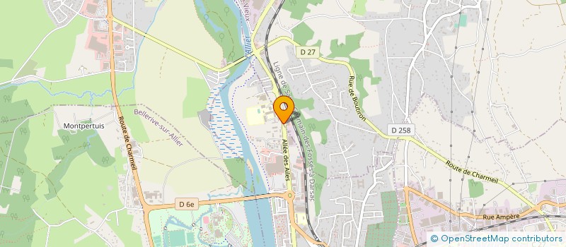 localisation de l'entreprise MADAME CAMILLE HURET à VICHY