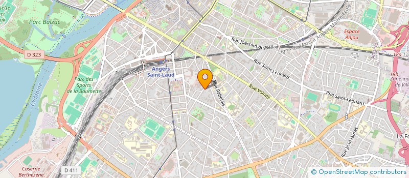 localisation de l'entreprise MADAME CAMILLE HUSSON à ANGERS