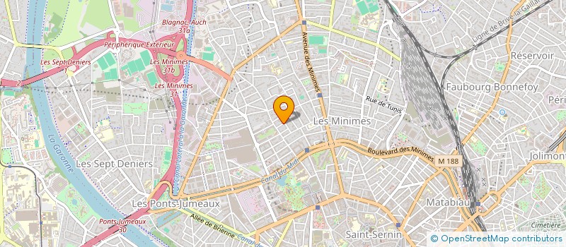 localisation de l'entreprise MADAME CAMILLE HUSSON à TOULOUSE