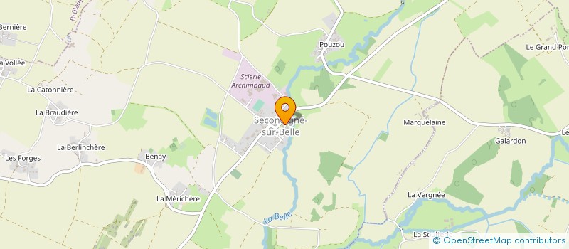 localisation de l'entreprise MADAME CAMILLE ISAMBERT  PRAHECQ