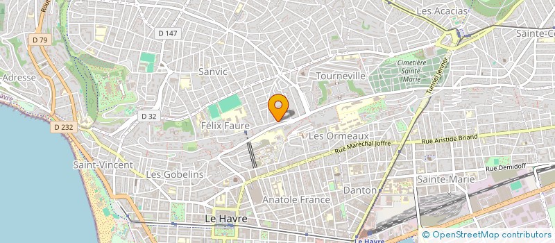 localisation de l'entreprise MADAME CAMILLE JACQUELINE à LE HAVRE