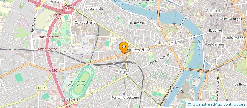 localisation de l'entreprise MADAME CAMILLE JACQUET  TOULOUSE