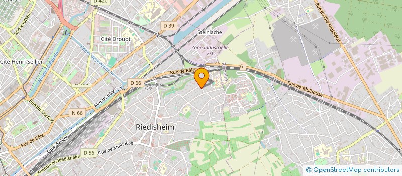 localisation de l'entreprise MADAME CAMILLE JAEGLE SALZMANN  LA DORNAC