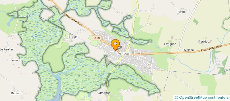 localisation de l'entreprise MADAME CAMILLE JAFFRELO  AMBON