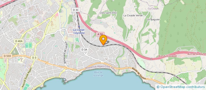 localisation de l'entreprise MADAME CAMILLE JAMAIN à LA CIOTAT