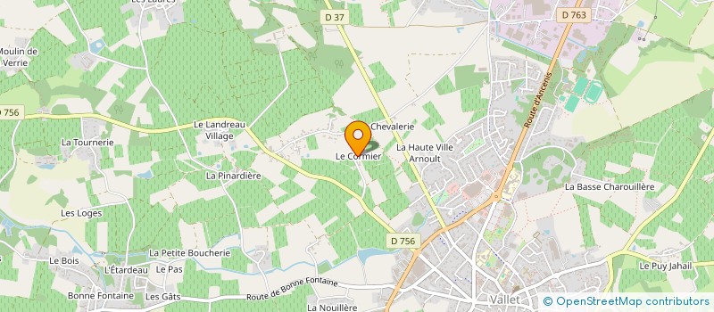 localisation de l'entreprise MADAME CAMILLE JAMOIS  VALLET