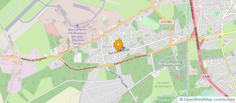 localisation de l'entreprise MADAME CAMILLE JEAN  MERIGNAC