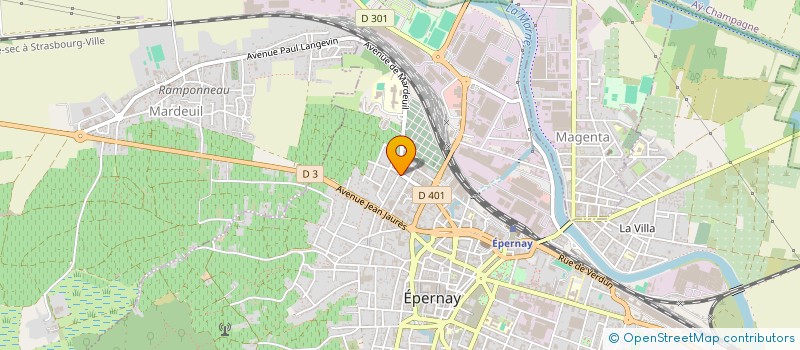 localisation de l'entreprise MADAME CAMILLE JEAN DIT JEAN LEROY  EPERNAY