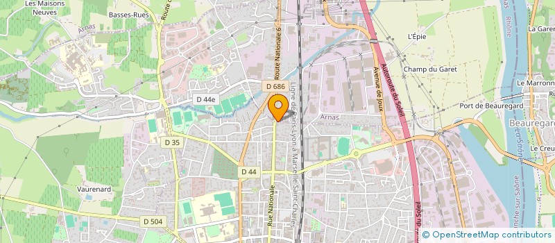 localisation de l'entreprise MADAME CAMILLE JEANNIN  VILLEFRANCHE-SUR-SAONE