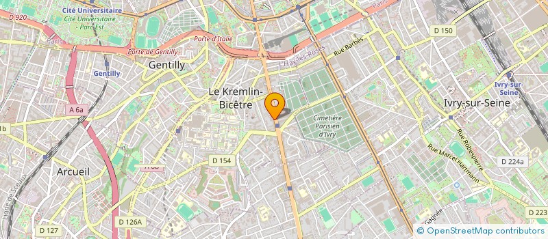 localisation de l'entreprise MADAME CAMILLE JEANSON à LE KREMLIN-BICETRE
