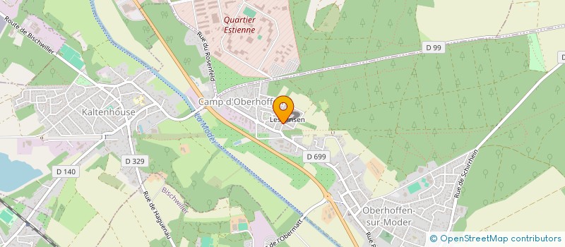 localisation de l'entreprise MADAME CAMILLE JELSPERGER  OBERHOFFEN-SUR-MODER