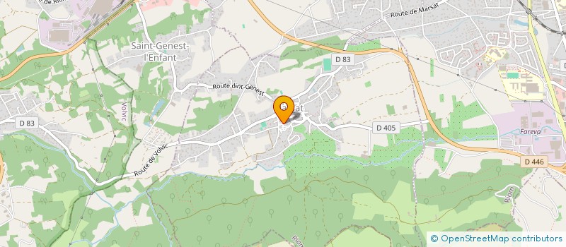 localisation de l'entreprise MADAME CAMILLE JOBEZ  DAVAYAT