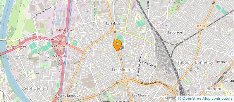 localisation de l'entreprise MADAME CAMILLE JONES  TOULOUSE