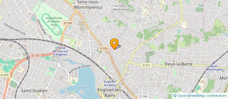 localisation de l'entreprise MADAME CAMILLE JOSE  MONTMORENCY