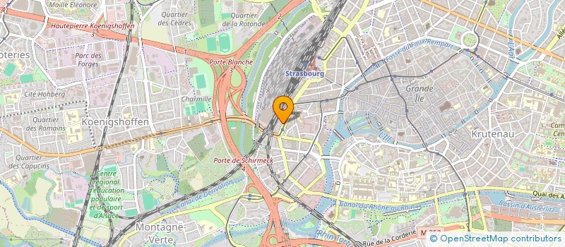 localisation de l'entreprise MADAME CAMILLE JOUAULT à STRASBOURG