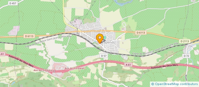 localisation de l'entreprise MADAME CAMILLE JOURDAIN  CASTELNAU D AUDE