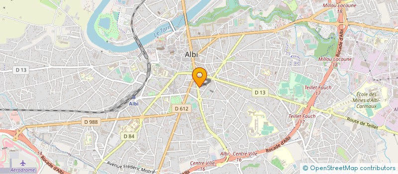 localisation de l'entreprise MADAME CAMILLE JULIE COMMENGE à ALBI