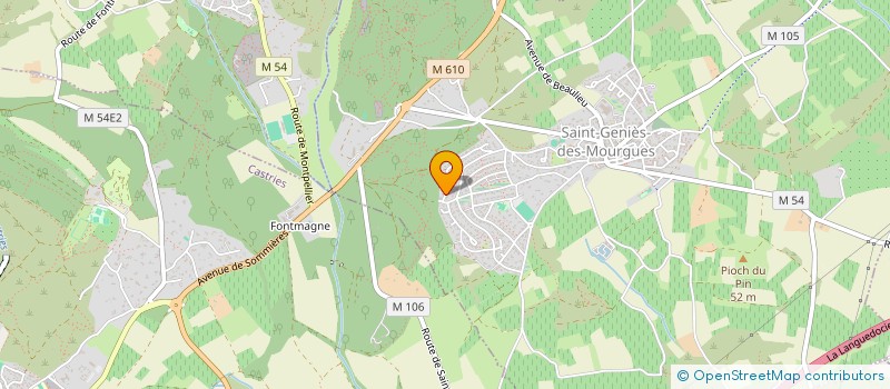 localisation de l'entreprise MADAME CAMILLE JULIEN  SAINT-GENIES-DES-MOURGUES