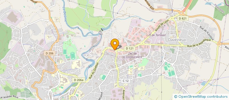 localisation de l'entreprise MADAME CAMILLE JULLIEN  DAVEZIEUX