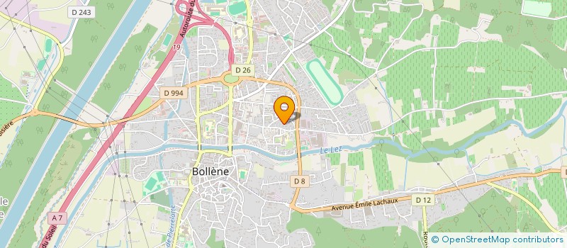 localisation de l'entreprise MADAME CAMILLE JULLIEN à BOLLENE