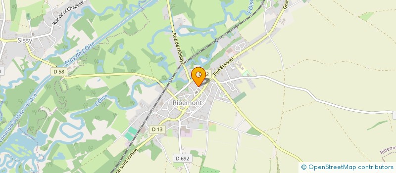 localisation de l'entreprise MADAME CAMILLE JULLIEN  RIBEMONT