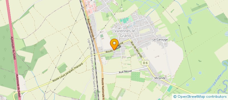 localisation de l'entreprise MADAME CAMILLE JUSSEAU  VARENNES-LE-GRAND