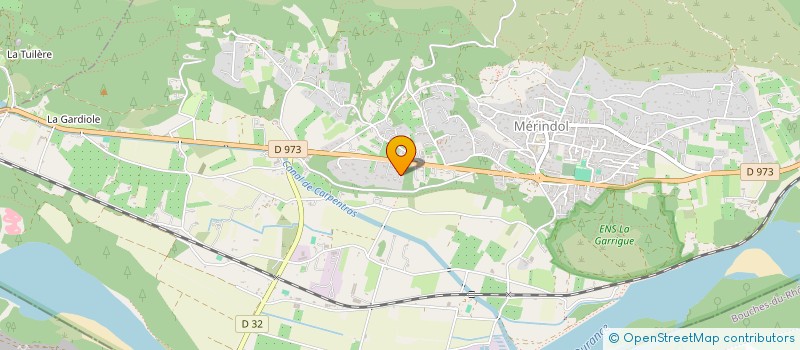 localisation de l'entreprise MADAME CAMILLE KAVAZIAN  MERINDOL