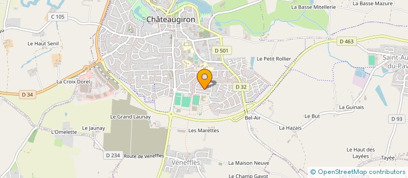 localisation de l'entreprise MADAME CAMILLE KERBELLEC  CHATEAUGIRON