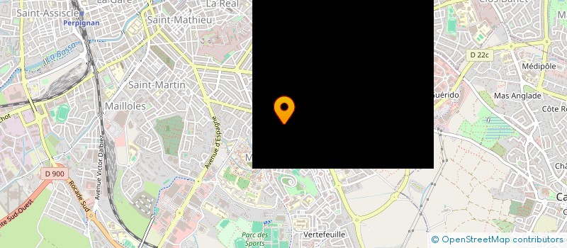 localisation de l'entreprise MADAME CAMILLE KLEIN  PERPIGNAN