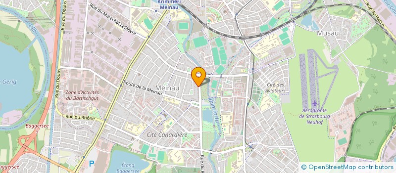 localisation de l'entreprise MADAME CAMILLE KLEIN  STRASBOURG