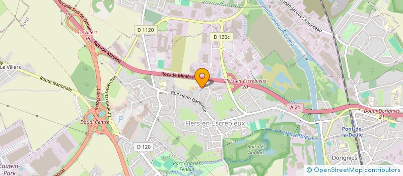 localisation de l'entreprise MADAME CAMILLE KOMOROWSKI  FLERS-EN-ESCREBIEUX