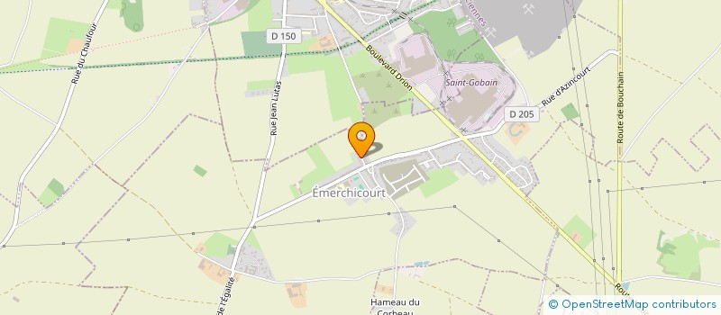 localisation de l'entreprise MADAME CAMILLE KOSOWSKI à EMERCHICOURT