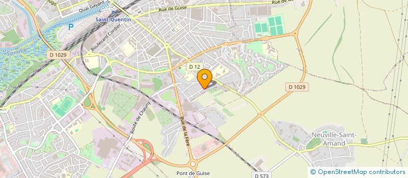 localisation de l'entreprise MADAME CAMILLE KURTIN à SAINT-QUENTIN