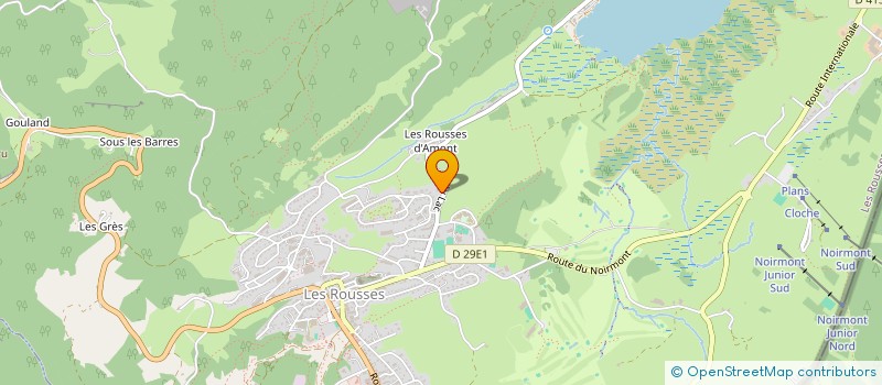 localisation de l'entreprise MADAME CAMILLE LABOURIER  LES ROUSSES