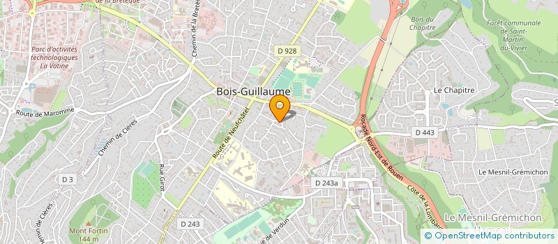 localisation de l'entreprise MADAME CAMILLE LACAILLE à BOIS-GUILLAUME