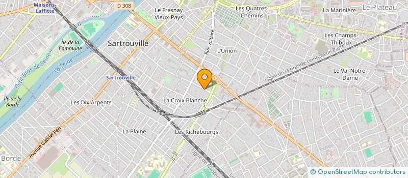 localisation de l'entreprise MADAME CAMILLE LACAMBRE à SARTROUVILLE