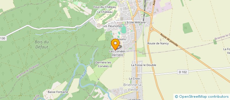 localisation de l'entreprise MADAME CAMILLE LACAVE  BRIENNE-LE-CHATEAU