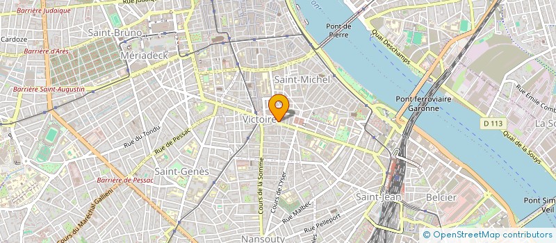 localisation de l'entreprise MADAME CAMILLE LACOMBE  BORDEAUX