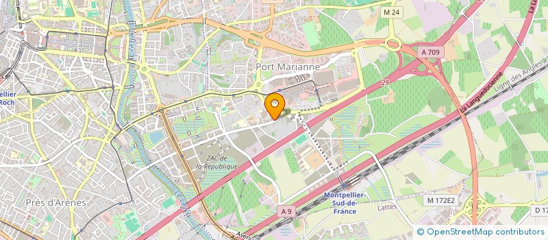 localisation de l'entreprise MADAME CAMILLE LACOSTE à MONTPELLIER