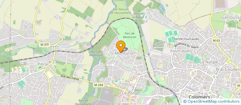localisation de l'entreprise MADAME CAMILLE LAFFONT à COLOMIERS