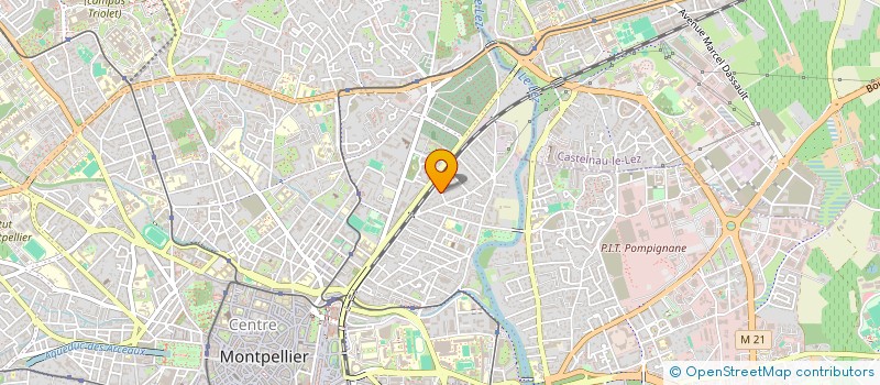 localisation de l'entreprise MADAME CAMILLE LAGARDE à MONTPELLIER