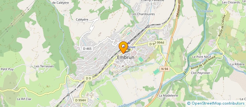 localisation de l'entreprise MADAME CAMILLE LAGORCE  EMBRUN