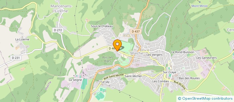 localisation de l'entreprise MADAME CAMILLE LAIMECHE  MAICHE