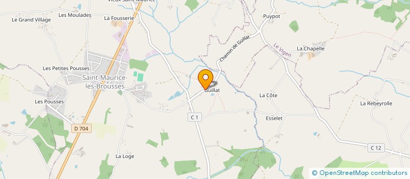 localisation de l'entreprise MADAME CAMILLE LAJOINIE à SAINT-MAURICE-LES-BROUSSES